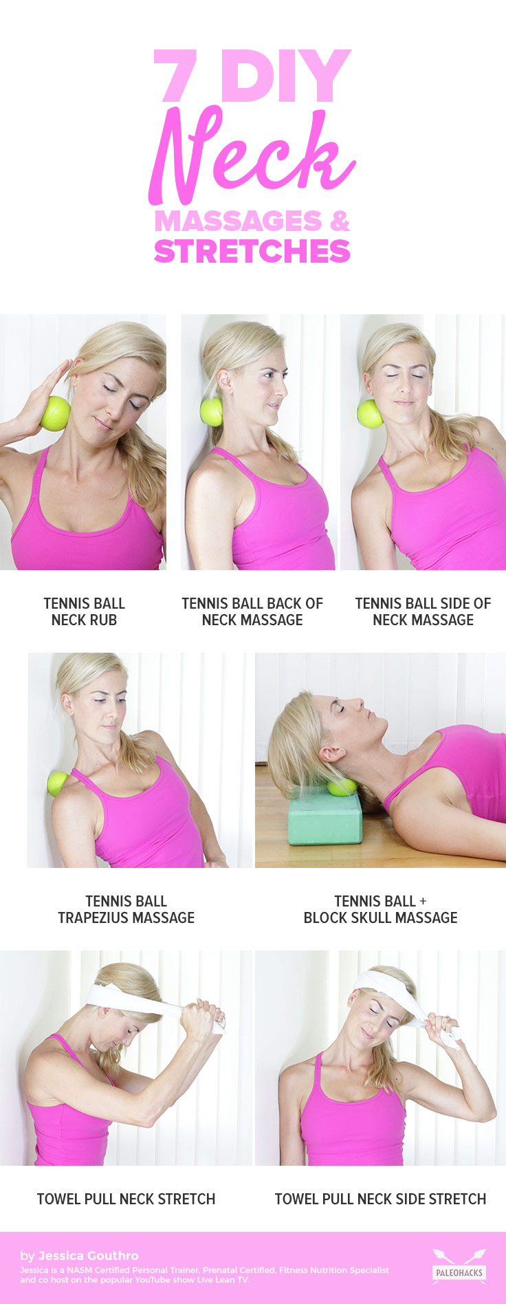 By doing these simple self-massages, you’ll not only feel better in your neck, but you’ll help reduce your overall stress and feel more relaxed.