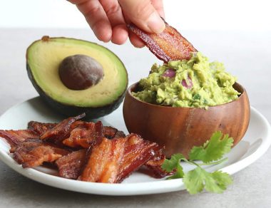 Bacon "Chips" and Thick Guacamole Dip 2