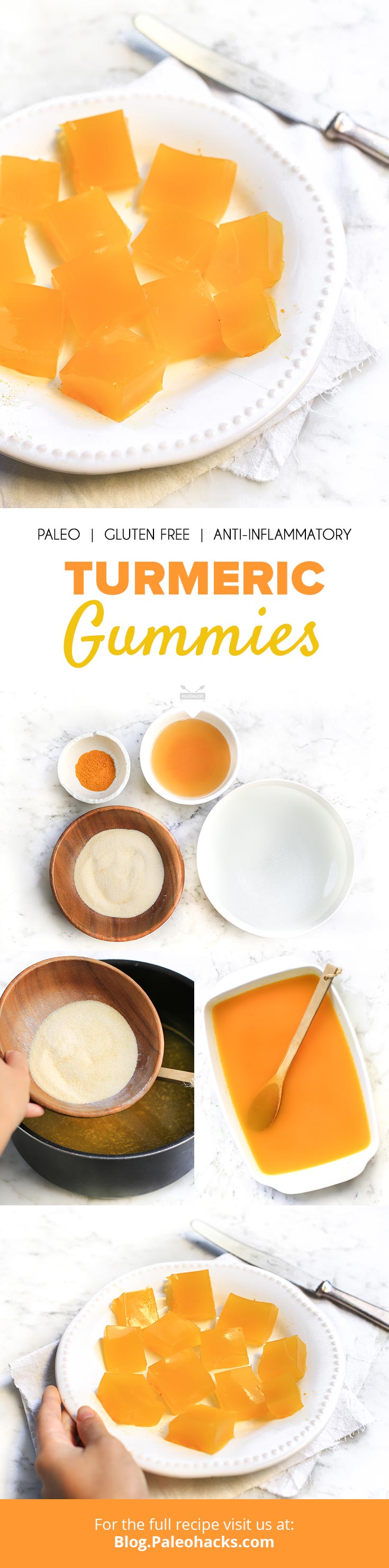 Want to make your own post-dinner vitamins? These bite-sized turmeric gummies are easy to prepare, and full of health benefits!