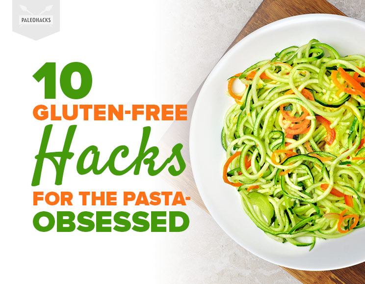 Craving pasta on the Paleo diet? These gluten-free hacks use spiralizers, nutritional yeast and eggs to transform your noodle cravings.