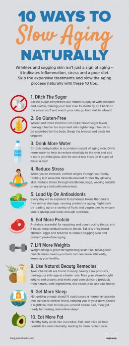 10 Ways To Slow Aging Naturally | PaleoHacks Blog