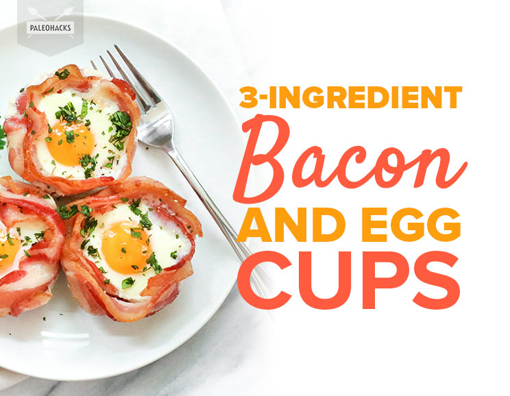 These 3-Ingredient Bacon and Egg Cups are rich in protein and bound to keep you full for hours! Bacon and egg lovers, these breakfast cups are for you!