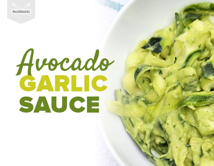 For all you avocado lovers, try something different by blending the buttery fatty fruit into a sauce and mixing it with zucchini noodles for a crunchy dish.