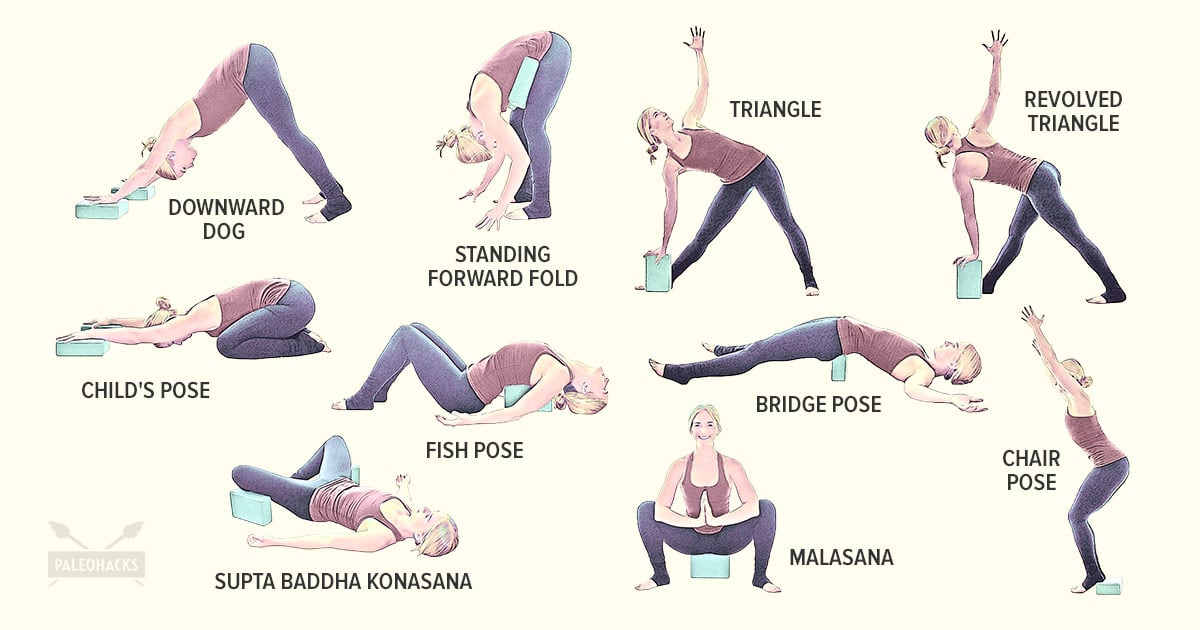 yoga block for posture