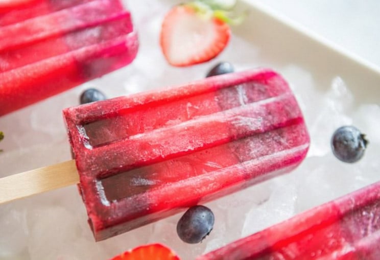 Hydrating Berry Popsicles