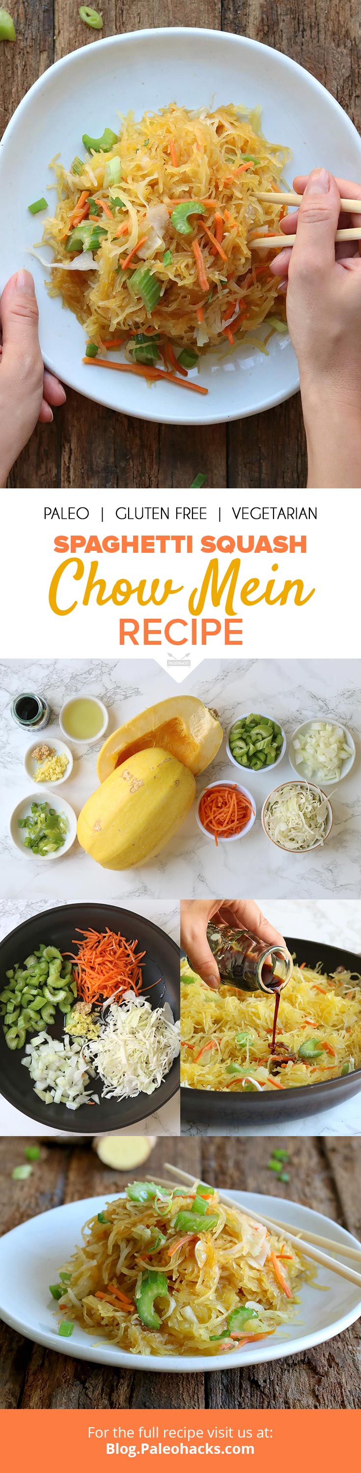Craving a carton of takeout noodles? This spaghetti squash version of chow mein will deliver serious flavor without any MSG.