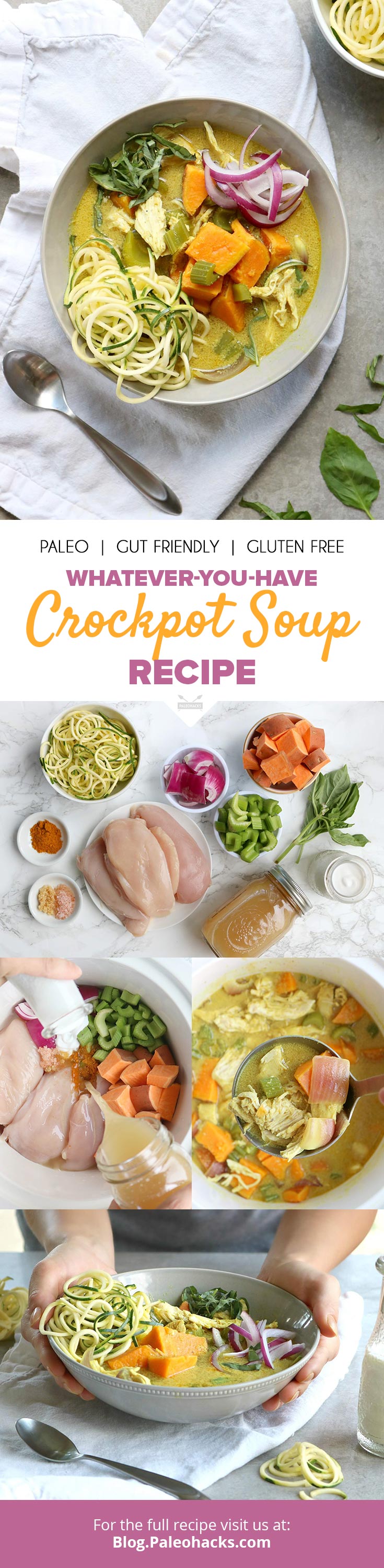 Whatever-You-Have Crockpot Soup Recipe | Gut Friendly, Gluten Free