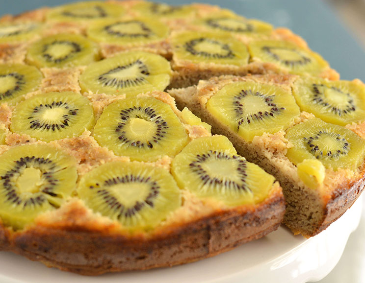 Paleo Upside Down Kiwi Cake