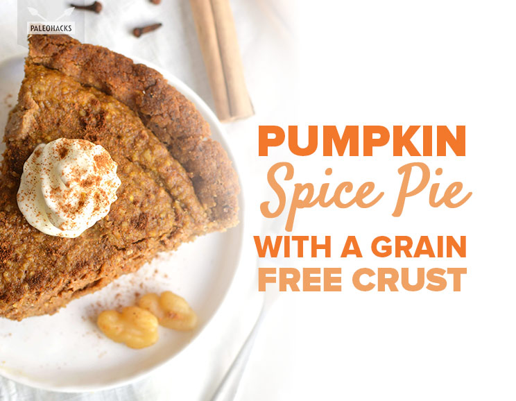 Pumpkin Spice Pie with a Grain Free Crust