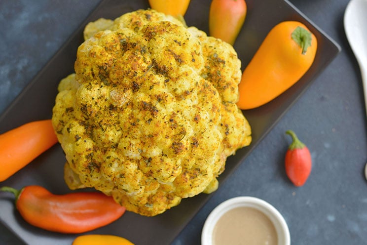 Grilled Cauliflower with Turmeric + Pepper
