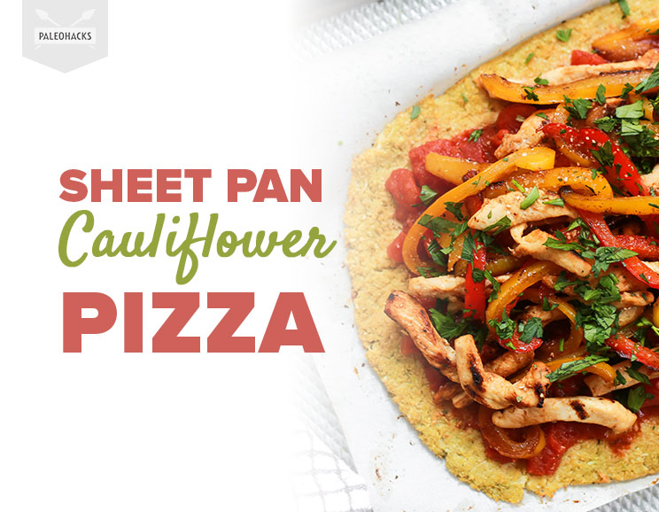 Sheet Pan Cauliflower Pizza
