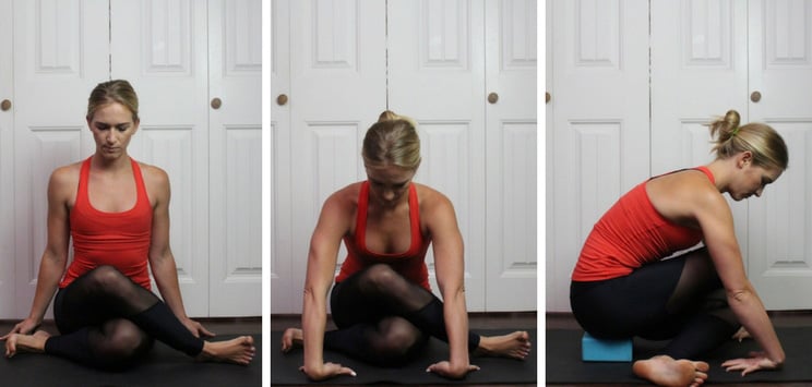 Shoelace Pose with Wrist Stretches