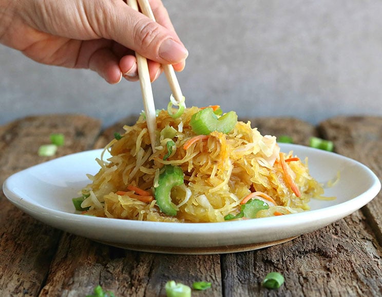 Spaghetti Squash Chow Mein Recipe