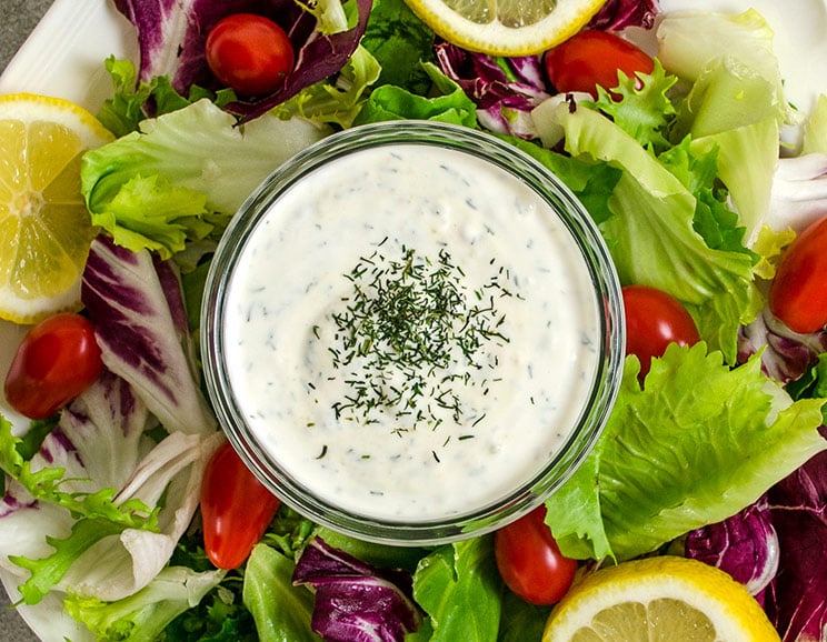 The Best Ranch Dressing Made with 4 Ingredients