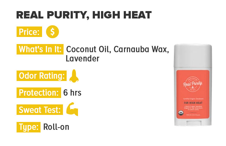 Buy Real Purity's High Heat - Certified Organic Stick Deodorant