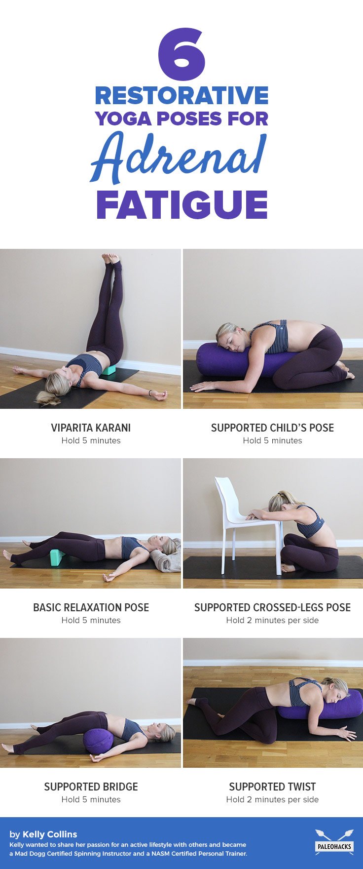 5 Easy Restorative Yoga Poses to Relieve Stress