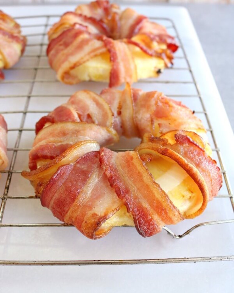 How to make paleo bacon pineapple donuts