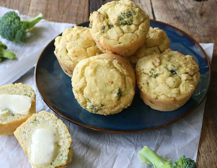 Cheesy Broccoli Breakfast Muffins | Paleo, Grain Free, Gluten Free