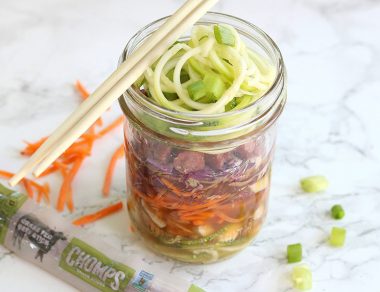 DIY Instant Veggie Noodles in a Mason Jar