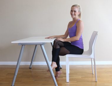 Do These 3 Stretches to Release Neck & Shoulder Pain (At Your Desk)