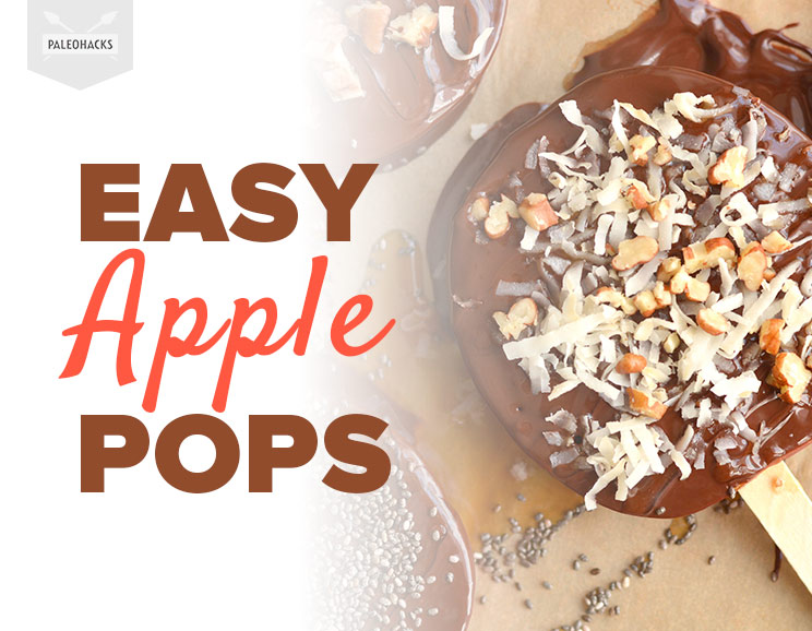 Candied Apple Pops drenched in chocolate, drizzled with caramel sauce and topped with nuts are the perfect fall treat!