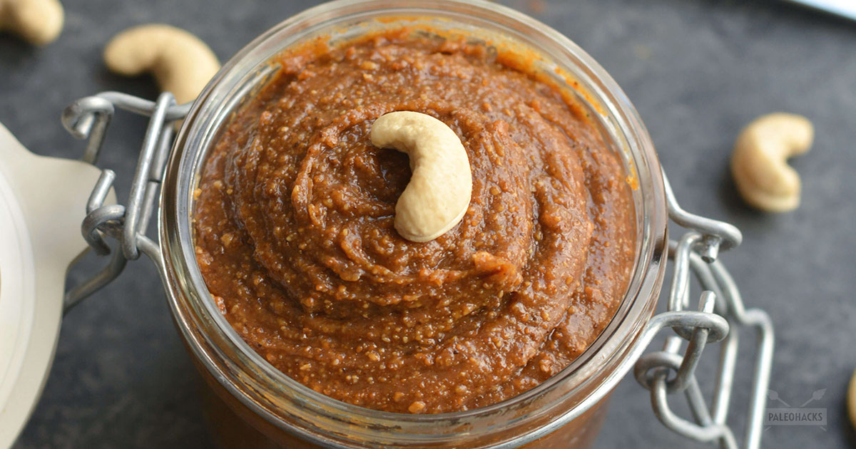 3Ingredient Cashew Butter Paleo, Raw, Vegetarian