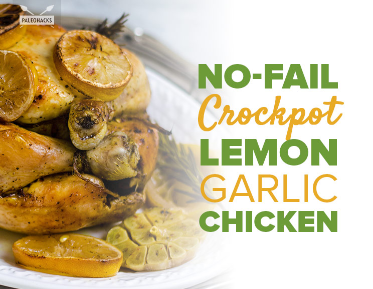 No-Fail Crockpot Lemon Garlic Chicken 2