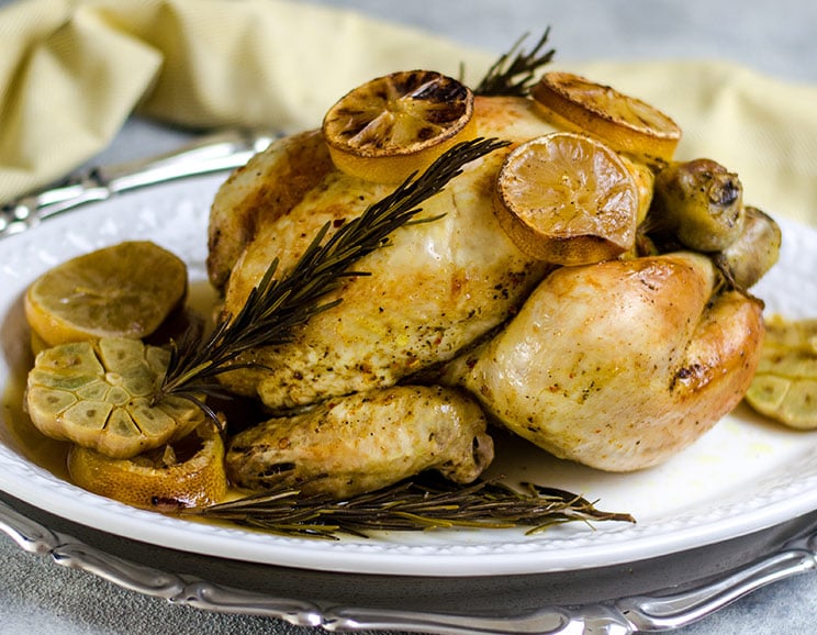 No-Fail Crockpot Lemon Garlic Chicken