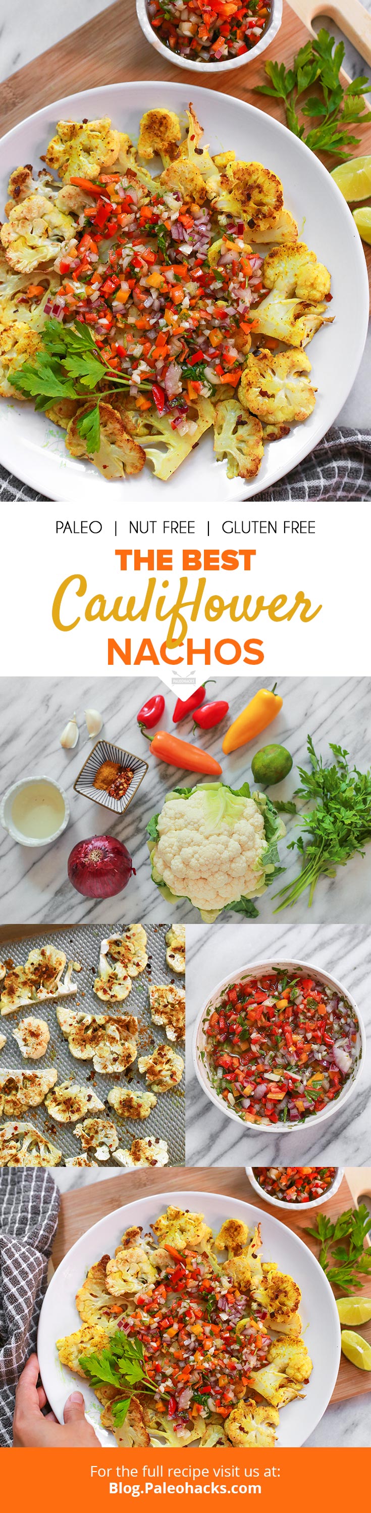 Healthy cauliflower nachos make for the perfect, drool-worthy snack. This nourishing dish makes a great alternative to traditional nachos.