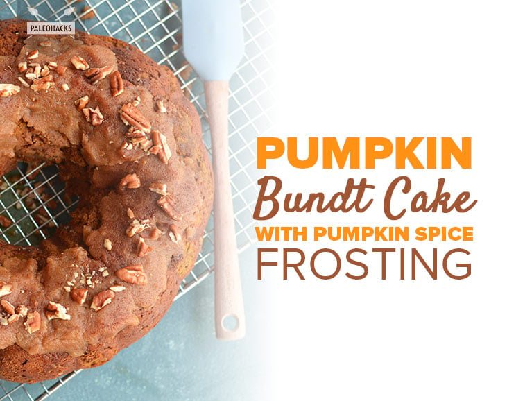Pumpkin Bundt Cake with Pumpkin Spice Frosting