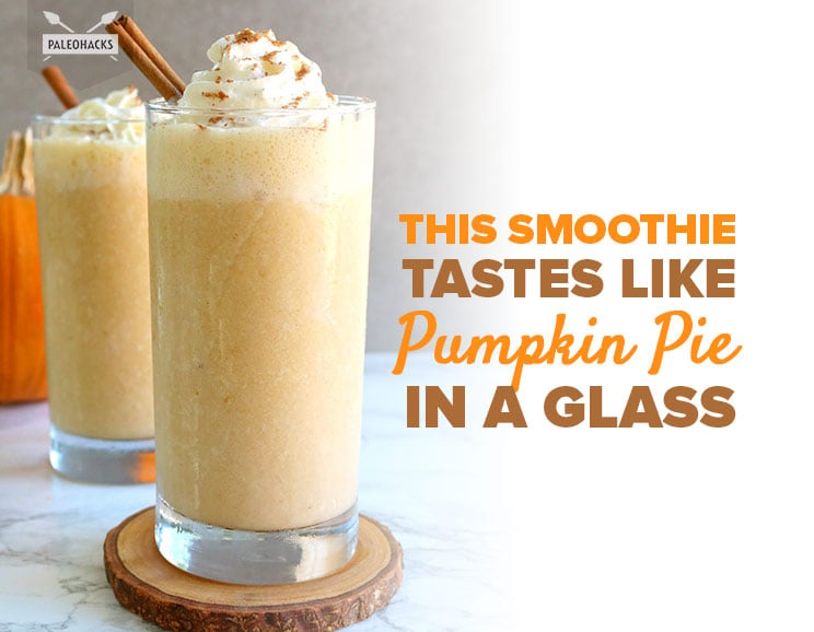This recipe takes all the best parts of this decadent dessert and blends it into a smoothie for the perfect breakfast on the go.