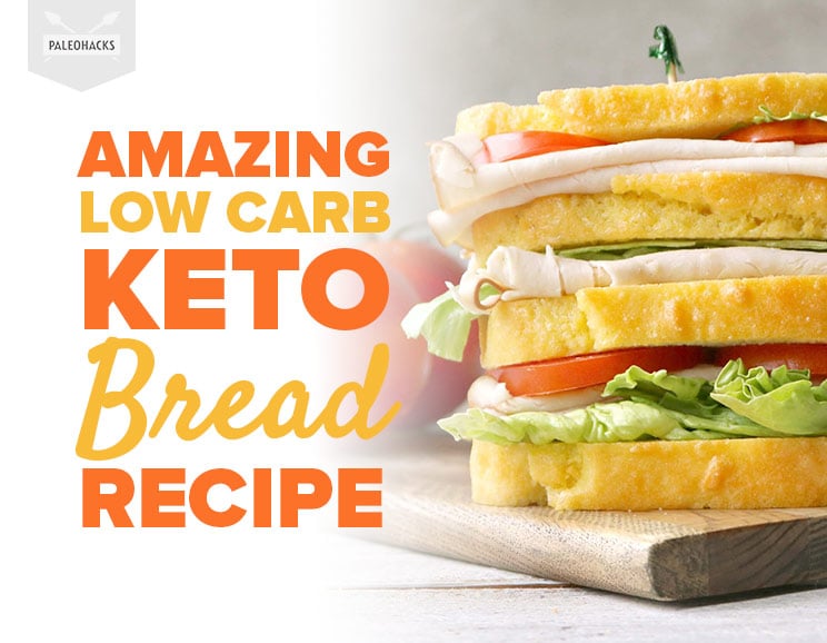 With this quick bread recipe, you can have French toast or grilled cheese sandwiches without sacrificing your carb count.