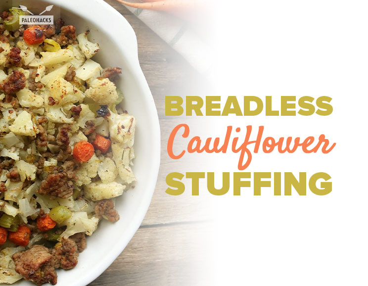 Breadless Cauliflower Stuffing