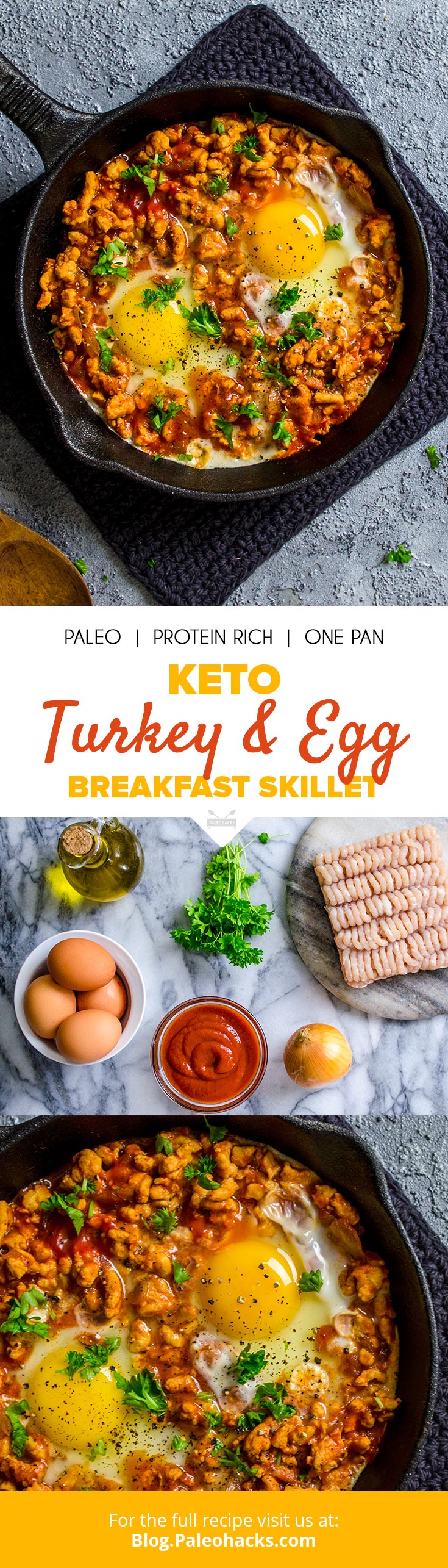 Wake up to a protein-packed turkey breakfast skillet to kickstart your morning. This one-skillet breakfast is big on flavor without the fuss.