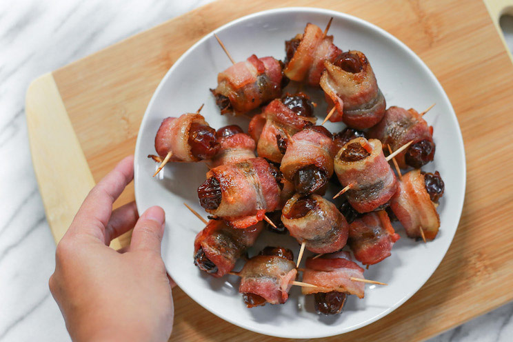 Easy 3-Ingredient Bacon Wrapped Dates