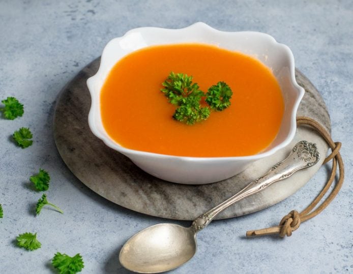 Carrot Ginger Soup With Anti-Inflammatory Turmeric | Paleo, Dairy Free