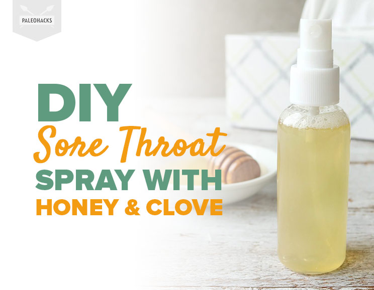 DIY Sore Throat Spray with Honey & Clove 1