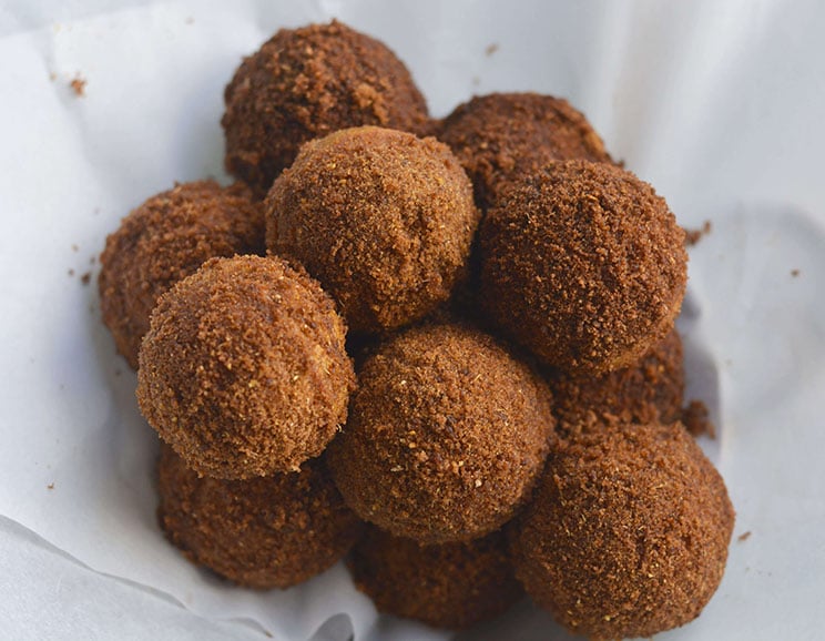 Gingerbread Donut Holes with Almond Flour