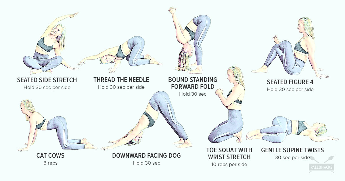 8 Gentle Stretches To Melt Away Winter Stiffness | Gentle, Soothing