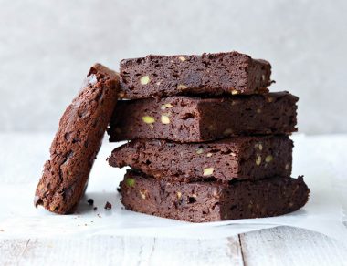 Ultra silky and moist, these chocolate keto brownies are filled with creamy avocado for ample antioxidants.