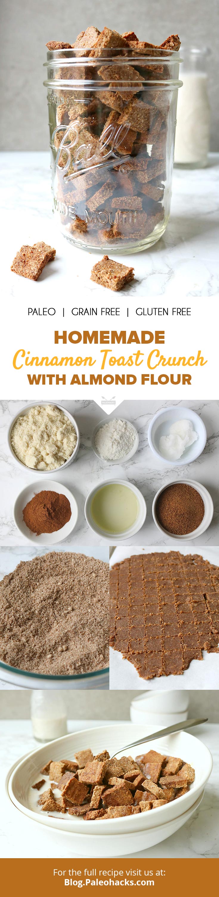 Grab a spoonful of this Cinnamon Toast Crunch cereal that’s completely free of refined sugar and wheat.