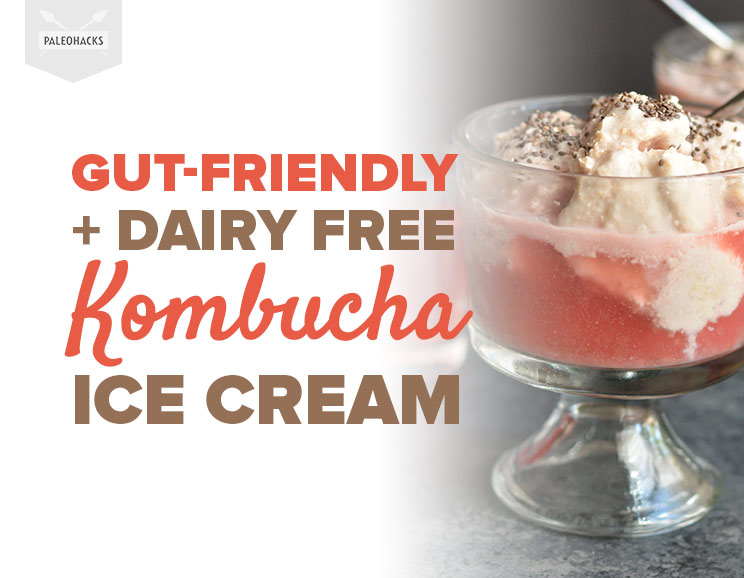 Gut-Friendly + Dairy Free Kombucha Ice Cream