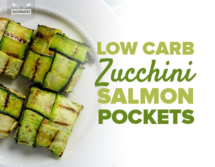 Impress your guests with these easy, elegant zucchini bundles filled with savory herbs and salmon.