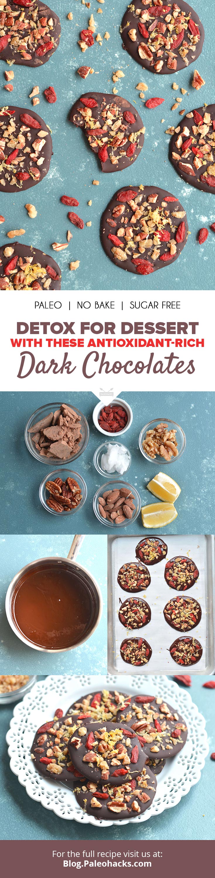 Detox for dessert with these antioxidant-rich dark chocolates. Boost your immune system with dark chocolate cookies.