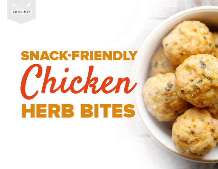 Snack-Friendly Chicken Herb Bites