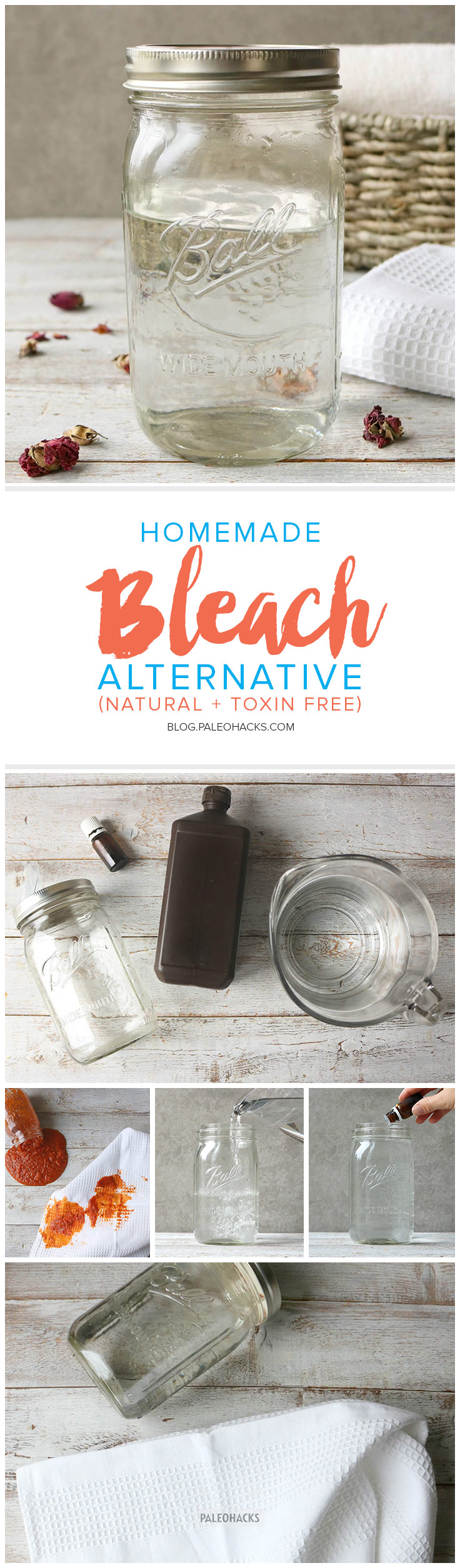 Brighten laundry, disinfect bathrooms and kill germs with this chemical-free DIY bleach alternative.