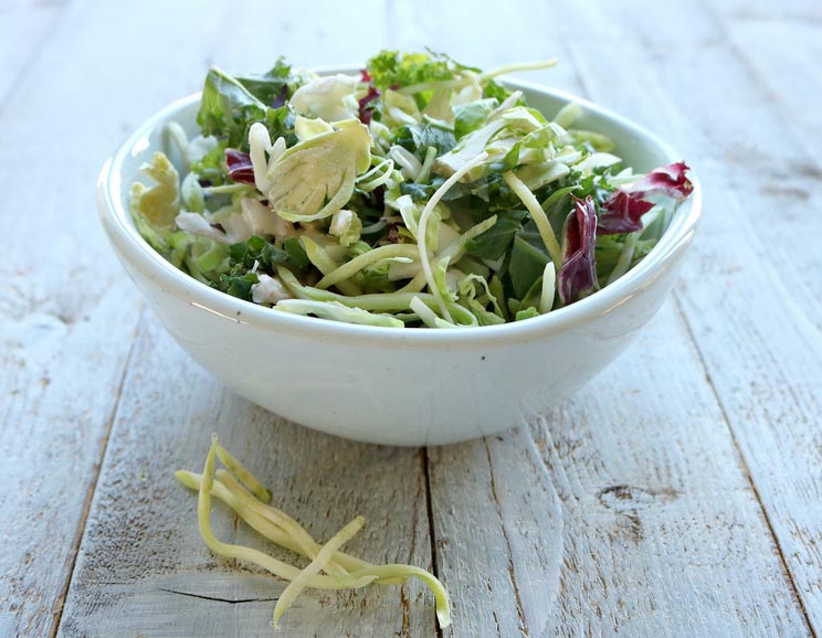 Shred Broccoli Stalks to Make Veggie Slaw