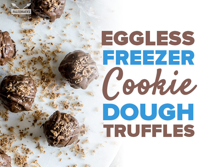 Roll up almond flour cookies and dip ’em in decadent dark chocolate for easy, no-bake truffles.
