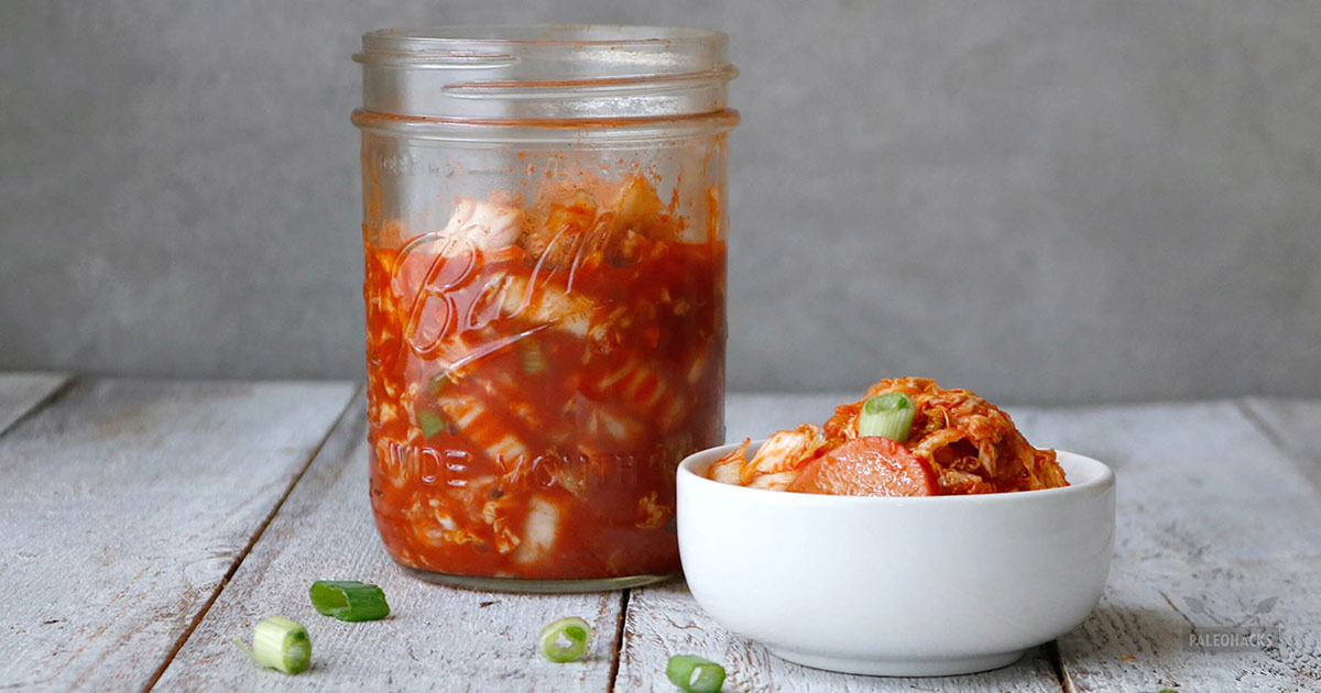 Easy Gut-Healing Kimchi Recipe | Paleo, Anti Inflammatory, Gut Friendly