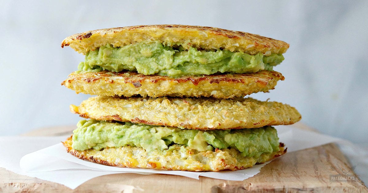 Avocado Grilled Cauliflower Sandwiches Paleo Keto Low Carb